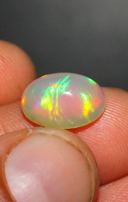14x10 mm AAA Oval Äthiopischer Naturopal Edelstein, Schmuckherstellung Opal C...