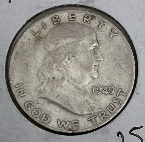 1949 S Franklin Half Dollar - Picture 1 of 2