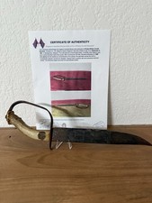 Confederate Stag Horn Bowie Knife ID To A 17th Alabama Soldier Montgomery AL￼￼￼