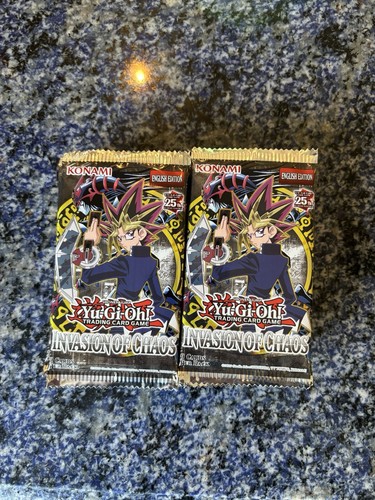 SEALED 18x Invasion of Chaos 25th Anniversary Edition Booster Packs - yugioh TCG - Picture 1 of 2