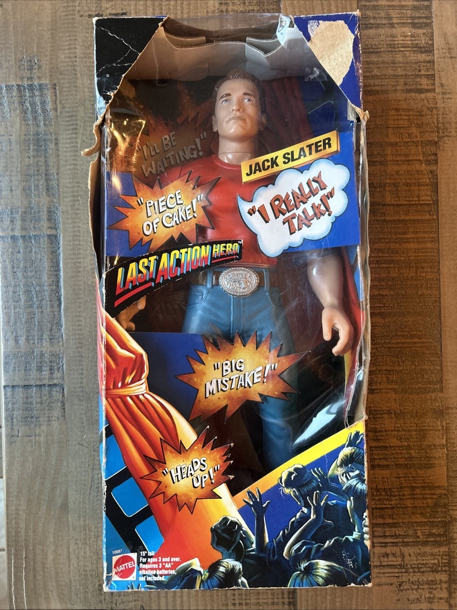 Vintage Last Action Hero Talking Jack Slater Figure Mattel