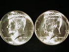 2015-P and D Kennedy Half Dollars (2 coins) AU+++. Free Shipping!