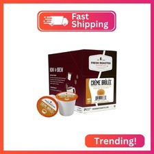 Fresh Roasted Coffee, Cr me Br l e, Flavored Coffee Pods, K-Cup Compatible, 24 C