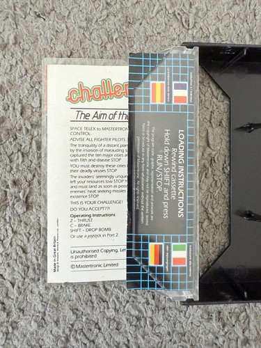 Challenger by Mastertronic for Commodore 64 C64 CBM64 CBM tested vgc - Picture 4 of 4