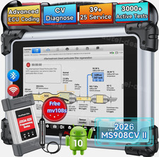 2026 Autel Maxisys Ms908cv Ii Heavy Duty Truck Scanner Diesel Diagnostic Tool