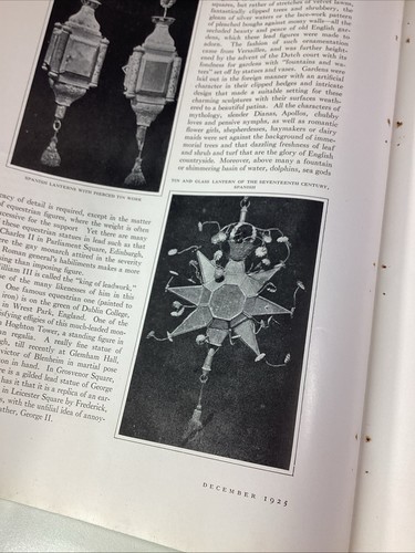 Lead and Tin in Art Print Article 1925 Original Rare Antique - Picture 9 of 13