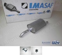 Imasaf ESD Auspuff Endtopf + Anbauteile für Renault 25 1984-1992