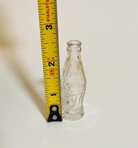 Vintage Miniature Glass Coke Bottle. 1950's/60's - Picture 3 of 3