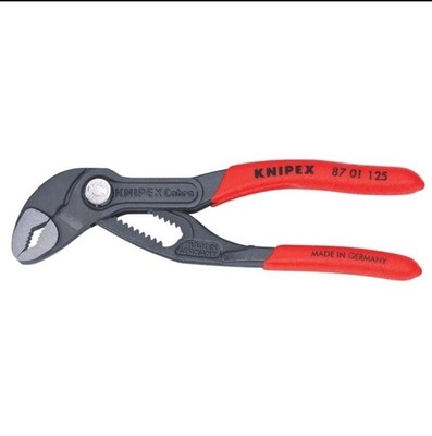 Knipex 87 01 125 Steel Red 13-Position Cobra Mini Water Pump Plier 5 in