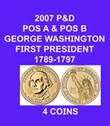 2007-P Presidential Dollar George Washington — photo from another recent sale