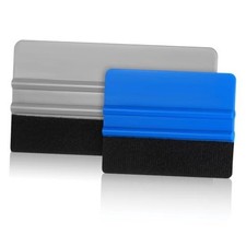 2 Pcs Vinyl Wrap Squeegee 4 Inch / 6 Inch Felt Squeegee Vinyls Scraper Tool