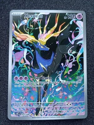 Xerneas 091/086 Me04: Chaos Rising Illustration Rare   PACK FRESH  