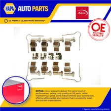 Brake Pad Fitting Kit Front KIT1253 Apec Genuine Top Quality Guaranteed New