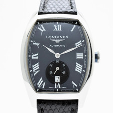 Longines Evidenza L2.642.4 Automatic Black Dial Vintage Men's Watch Small second