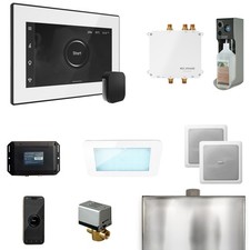 Mr. Steam BLS1-WHMB Bliss Steam Shower Control Package White Matte Black