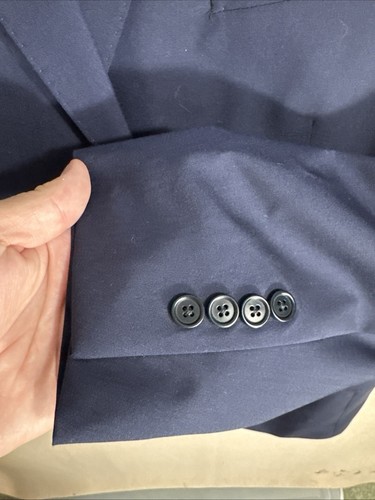 Brooks Brothers Blazer Uomo 48L Navy Brooksgate Regent Vitale Barberis Canonico - Foto 6 di 15