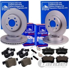 ATE BREMSSCHEIBEN + BEL&Auml;GE VORNE + HINTEN f&uuml;r MERCEDES 190 W201 + W124 C124