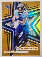 Tony Pollard 2025 Rookies and Stars #86 Orange SP /249 Tennessee Titans