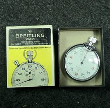 Vintage Breitling 1/5th Second Stop Watch Hand Wind Working