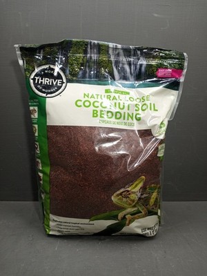 Thrive Tropical Natural Loose Coconut Soil Bedding 8 Qt New Factory Sealed 