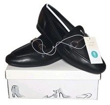 A New Day Shoes Women's Sz 8W Black Laurel Loafer Flats Slip On New W/ Box