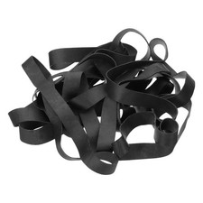 Für Bürobedarf 15 Stück Gummibänder 29x2 cm schwarz