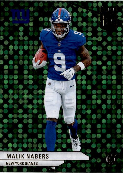2024 Donruss Elite #196 Malik Nabers Green Disco