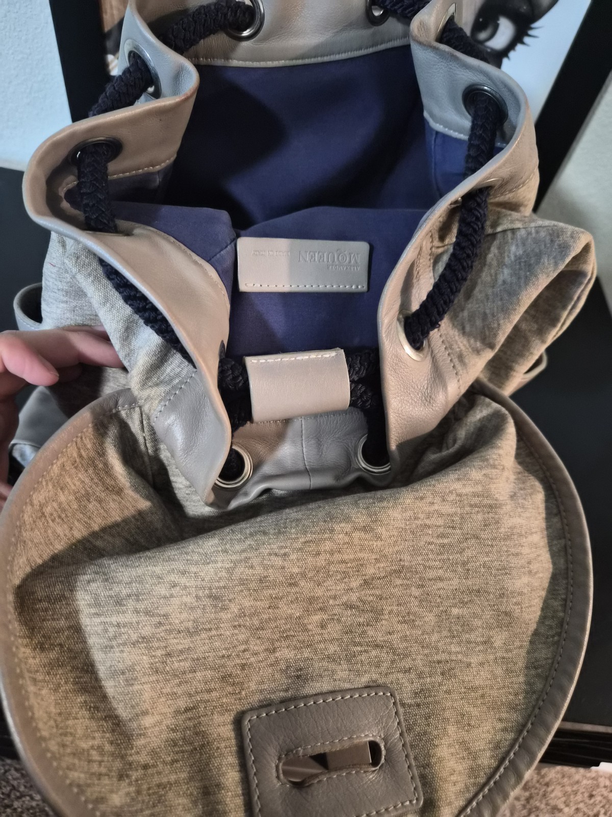 Alexander McQueen Backpack Beige - image 5