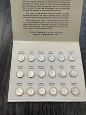 Franklin Mint Silver Bullion Coins 1 oz Precious Metal Content per