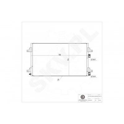 Condenseur de Clim Pour Renault Clio II Laguna VEL Satis 8200008763 8200152728 - Photo 1/4
