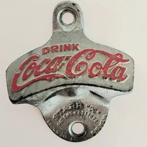Vintage Drink Coca-Cola STARR X Wall Mount Metal Bottle Opener W Germany