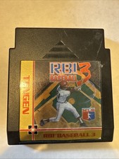 RBI Baseball 3 Nintendo NES Video Game Cartridge Tested Working
