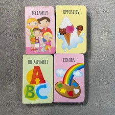 My Luca Junior Board Book Set My Family Opposites Alphabet Colors Learning