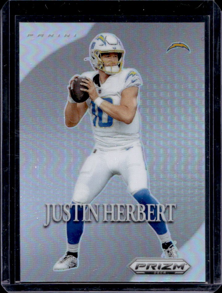 2024 Prizm Deca Justin Herbert Most Valuable Players Silver #7 Chargers
