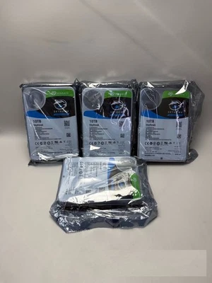 FOR ST10000VX0004 Seagate SkyHawk 10TB SATA 6Gb/s 256Mb 3.5" Hard Drive NEW - Image 1 of 4