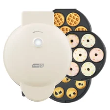 Dash MultiMaker Treat Maker System with Waffle Bite, Mini Donut, & 