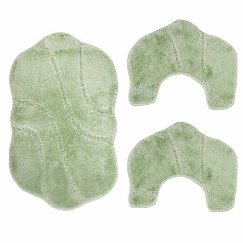 Alfombras de baño verdes