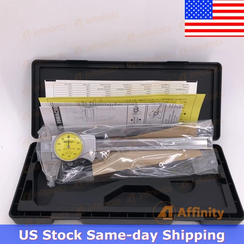 505-732 Mitutoyo Dial Caliper D15FX Measuring Range (mm): 0 - 150 Analog Display