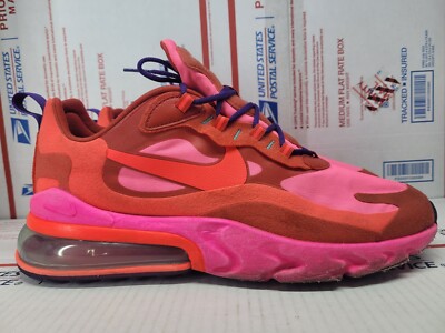 Nike Air Max 270 React AO4971-600 Mystic Red/Bright Crimson Men's Size 11.5 Used