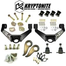 Kryptonite Control Arm Kit/Cam Bolt & Pin/Leveling Kit For 20+ GM 2500HD/3500HD