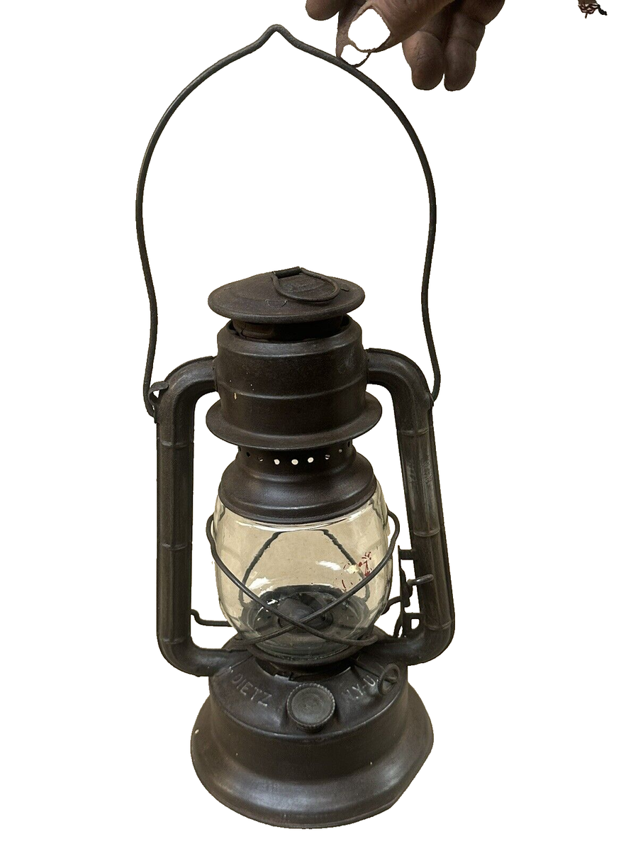 Dietz #1 Little Wizard Oil Lamp Burning Lantern 1940s USA製 DIETZ