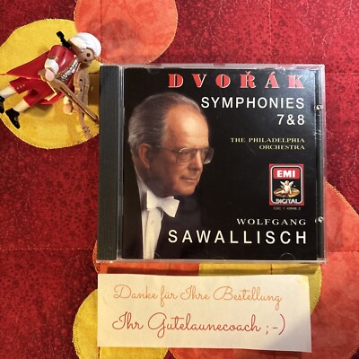 Dvorak: Sinfoniw N. 7 & 8 / Wolfgang Sawallisch, Philadelphia Orchestra - CD