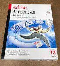 Adobe Acrobat 6.0 Standard 6 for Windows with Serial Number 22001617