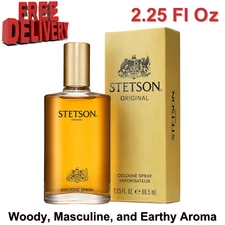 Stetson Original Cologne Men Classic Woody &Masculine Aroma Fragrance 2.25 Fl Oz