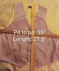 Xxl Vest Purple Waistcoat wedding Satin Chest 55" server bartender hostess — photo 4