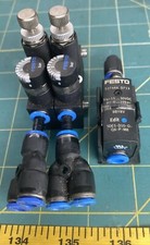 Lot of (2) Festo LRMA-QS-6 Pressure Regulators, and (1) SDE5-D10-O-Q6-P-M8