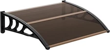 Window Awning Door Canopy Exterior,for Doors Polycarbonate Cover Patio Rain Snow