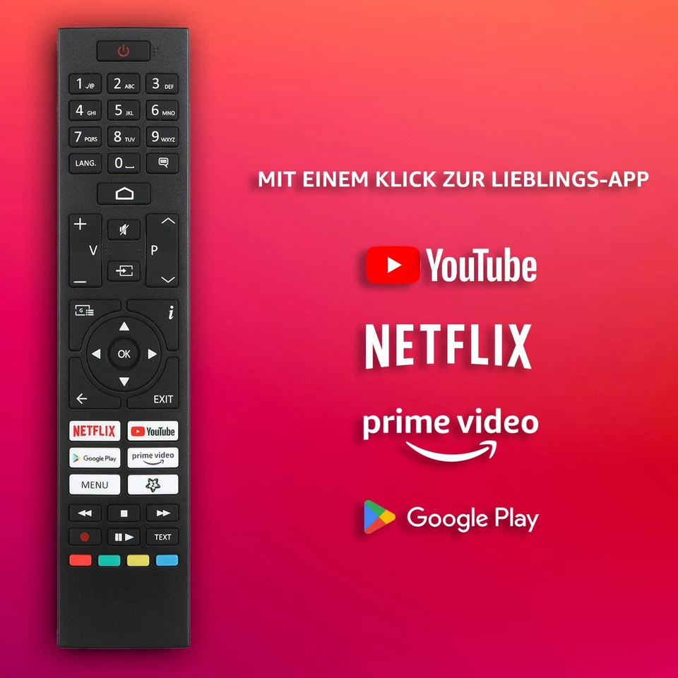 Telefunken Android Smart TV 50 Zoll Fernseher 4K UHD Dolby Vision HDR / Atmos - Bild 4 von 4