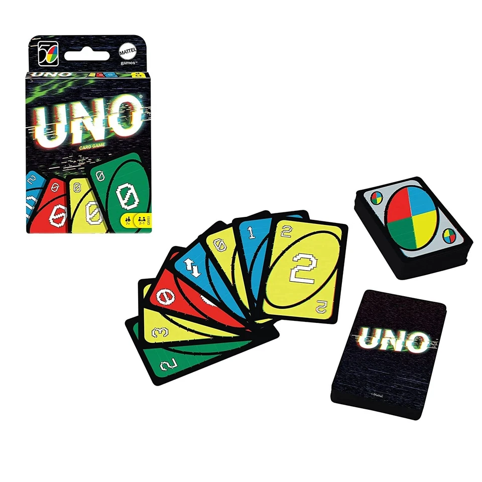 Mattel Games UNO Iconic 2000s Card Game GXV51 #4 Of 5 In Series Special Edition - Image 4 of 4