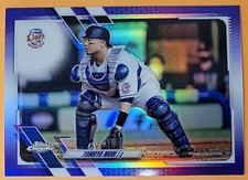 2021 Topps Chrome NPB Nippon Tomoya Mori Purple Refractor #75 117/299 Lions